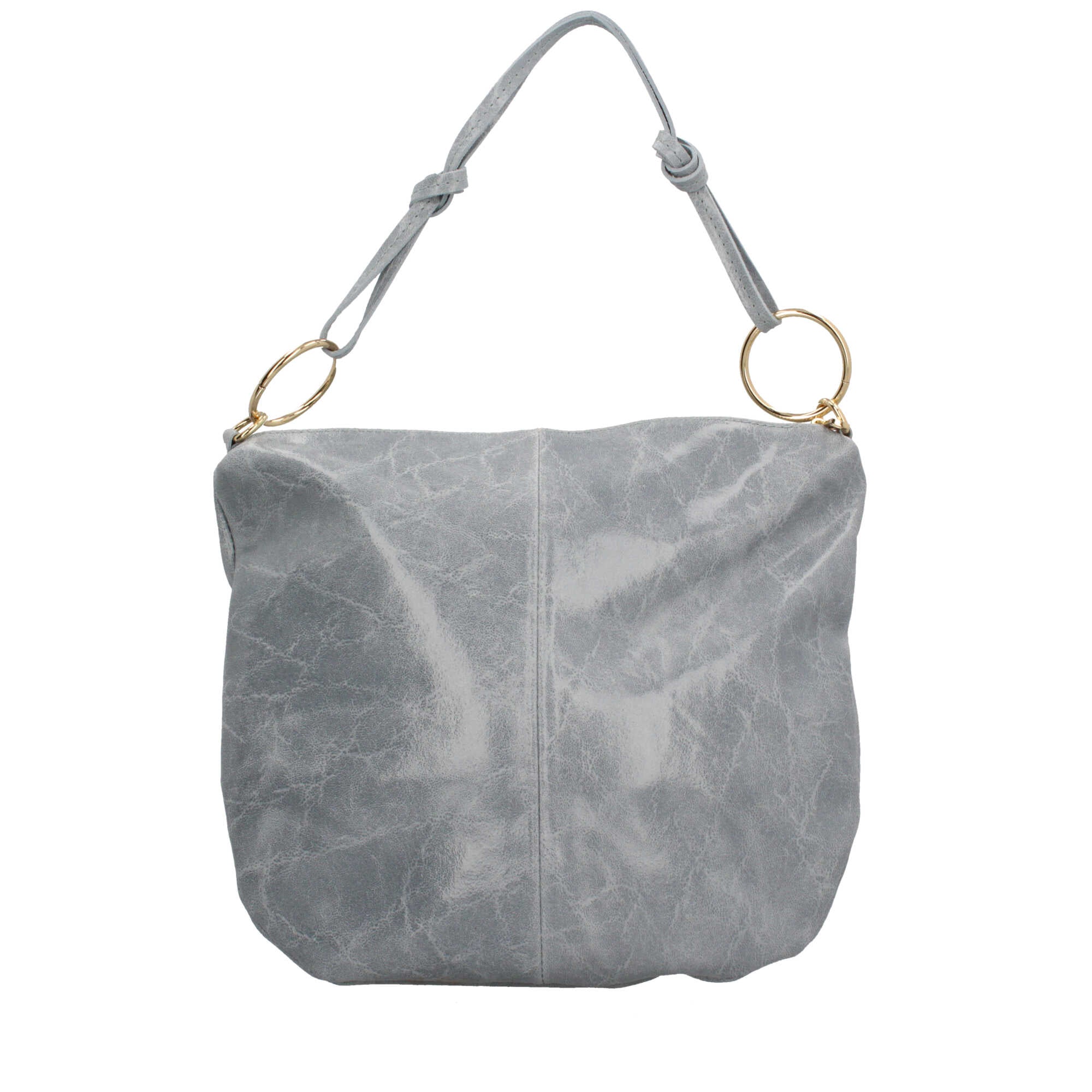 Borsa a spalla in pelle effetto vintage