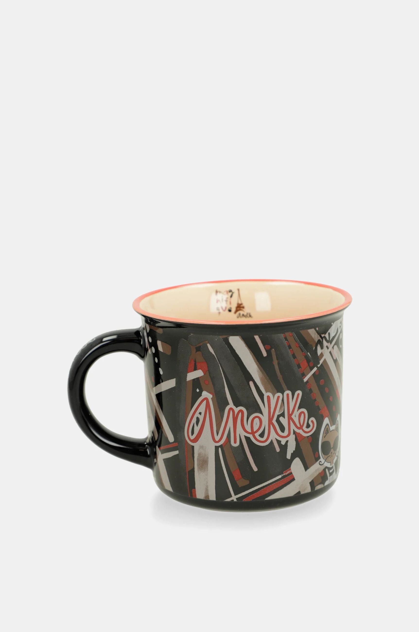 Tazza Anekke donna in ceramica con illustrazione