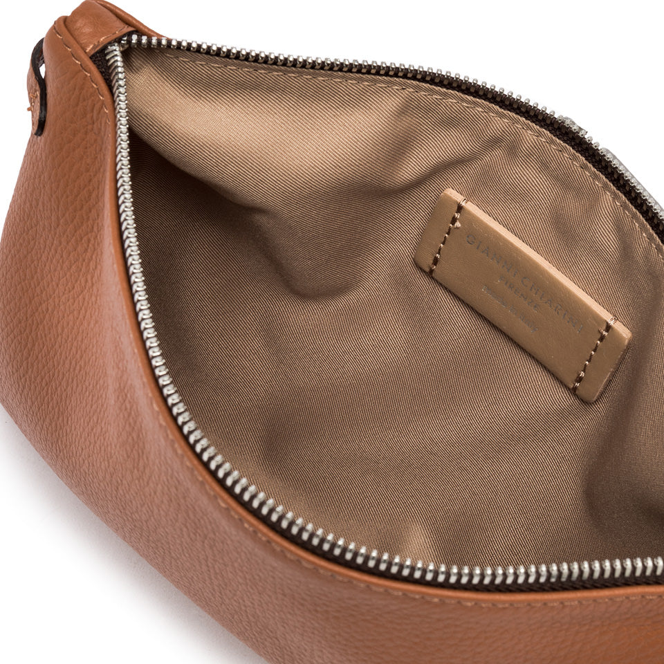 Borsa a tracolla Gianni Chiarini in pelle liscia con linea essenziale
