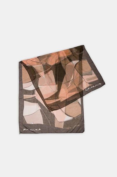 Foulard Anekke donna grande leggero accessorio moda versatile Rosa TU | Giò Fashion