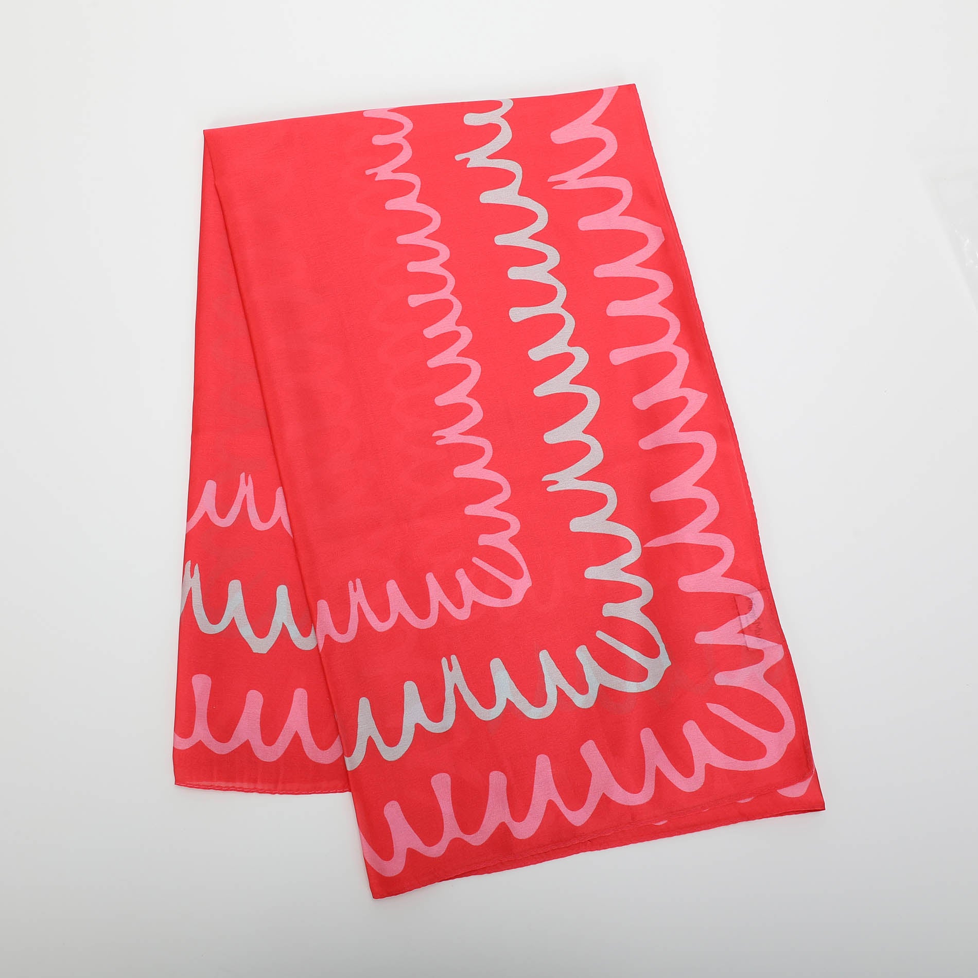 Foulard Mimi Mua con stampa onde – leggero e versatile