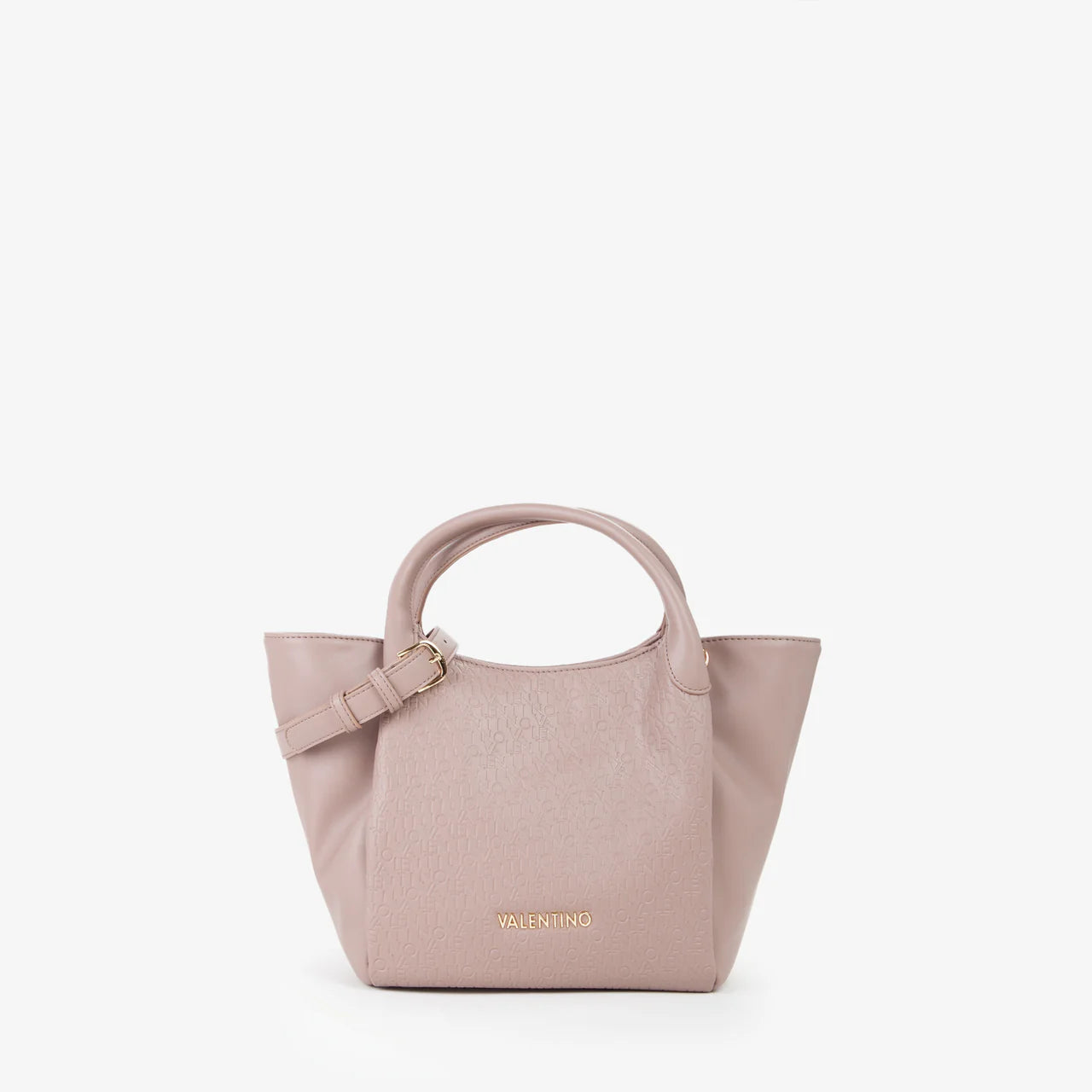 Valentino borsa a mano donna con logo in rilievo Beige TU | Giò Fashion