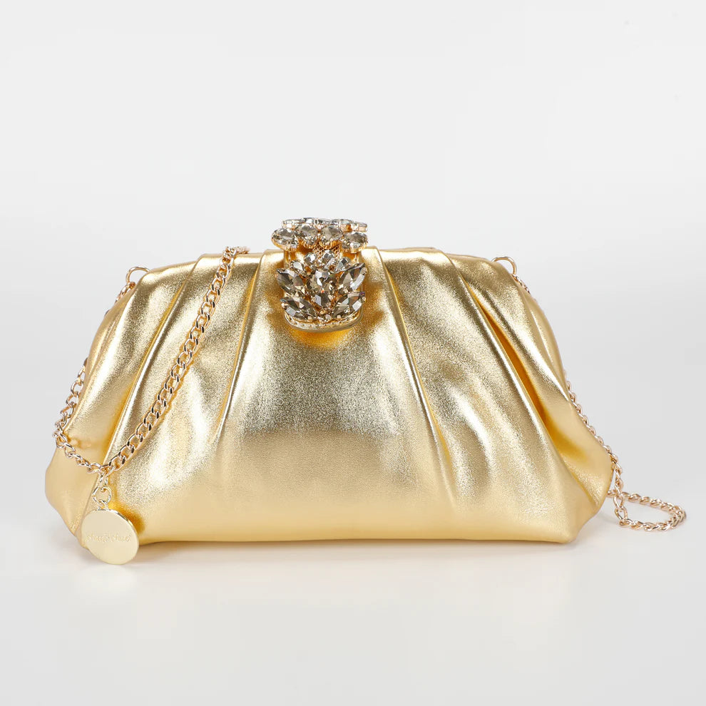 Borsa da sera donna Mimi Mua con dettaglio gioiello