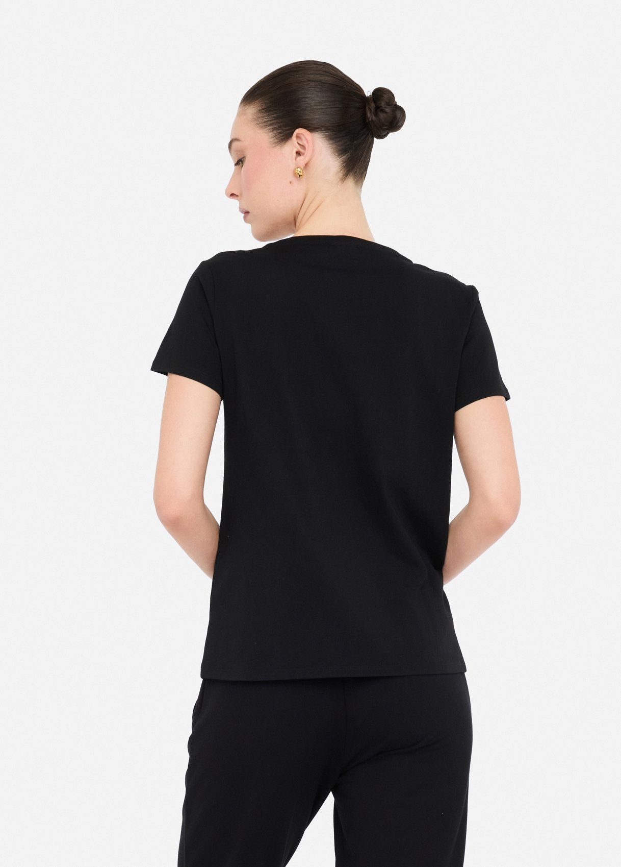 T-shirt Liu Jo con logo gioiello Nero L | Giò Fashion