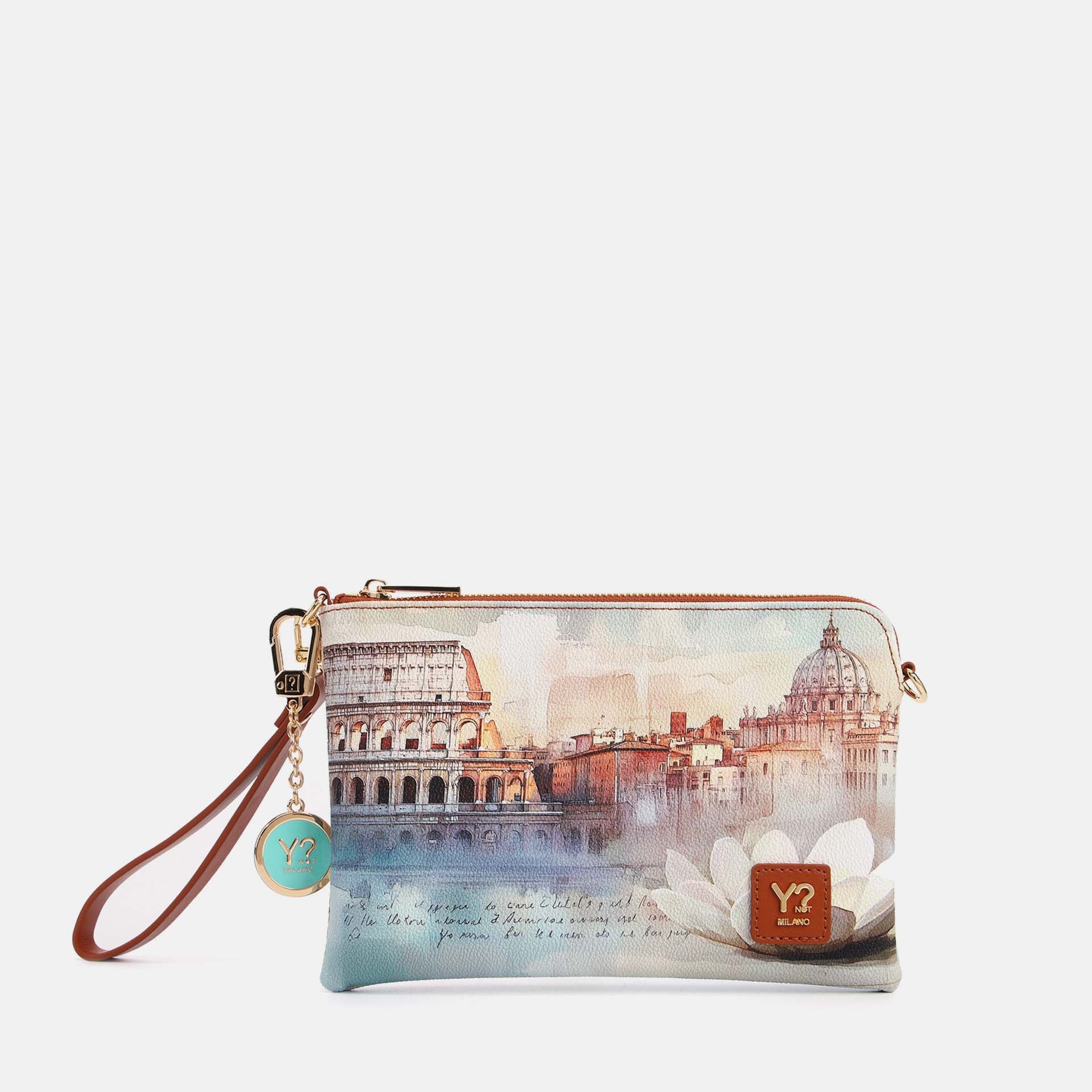 Y-Not Pochette YesBag Art Rome Lotus TU | Giò Fashion