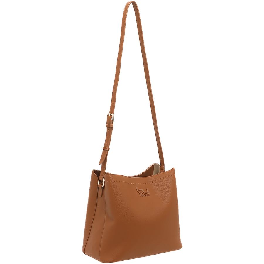 By Byblos borsa a spalla donna dal design essenziale e contemporaneo CUOIO TU | Giò Fashion