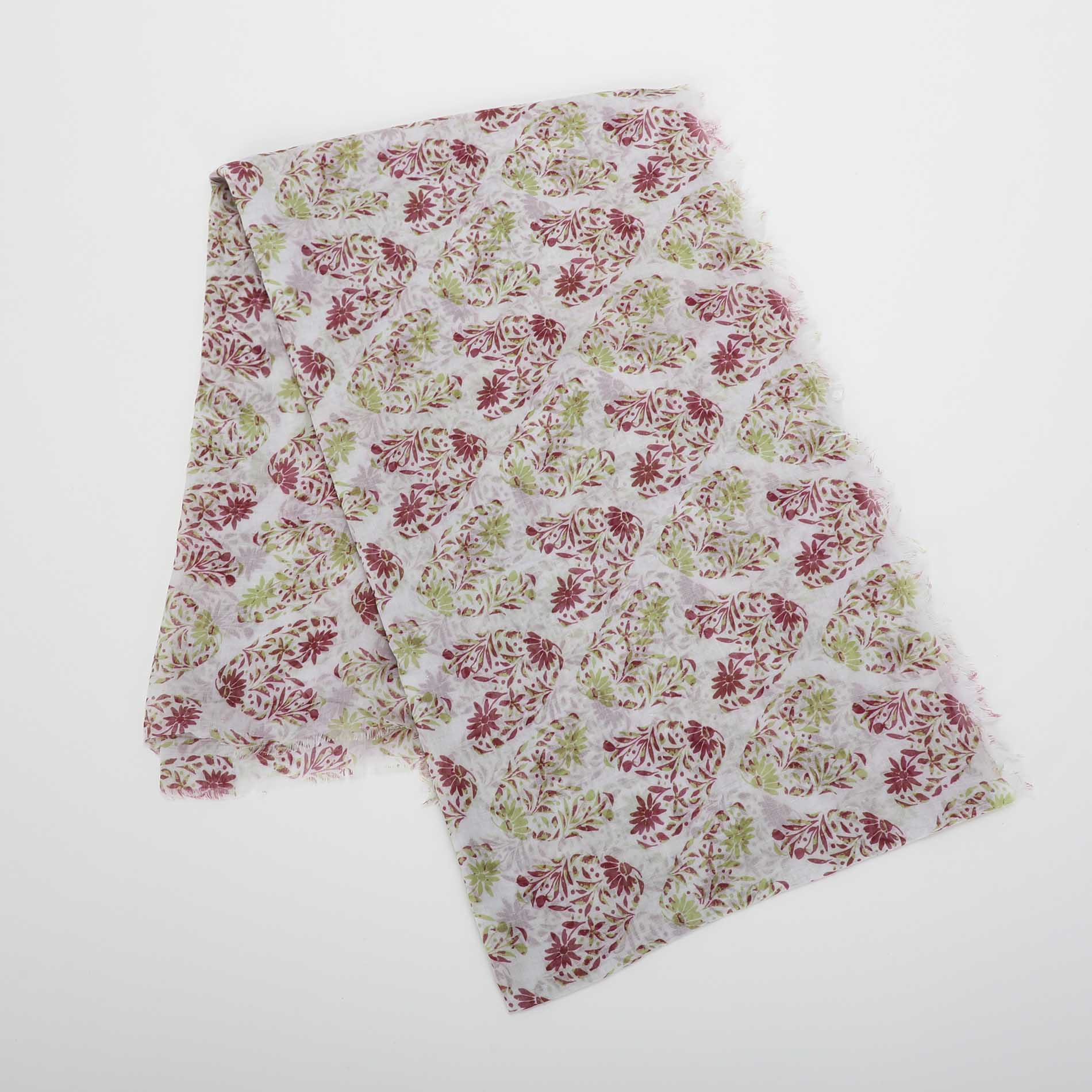 Foulard Mimi Mua con cuori di fiori