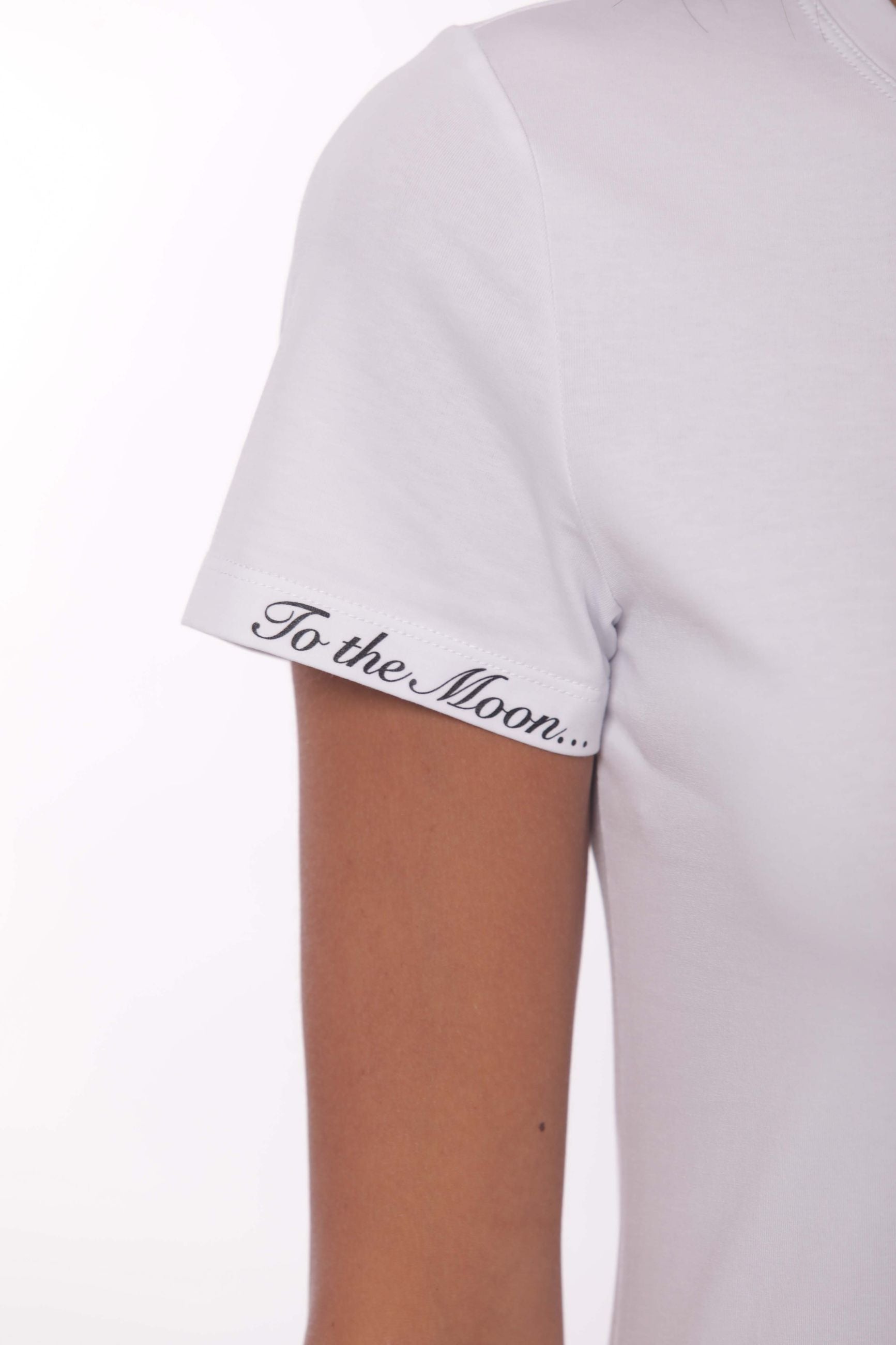 Minimua T-shirt To the Moon and Back con Stampa Lunare