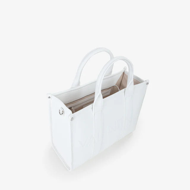 Borsa Valentino con logo in rilievo e tracolla regolabile