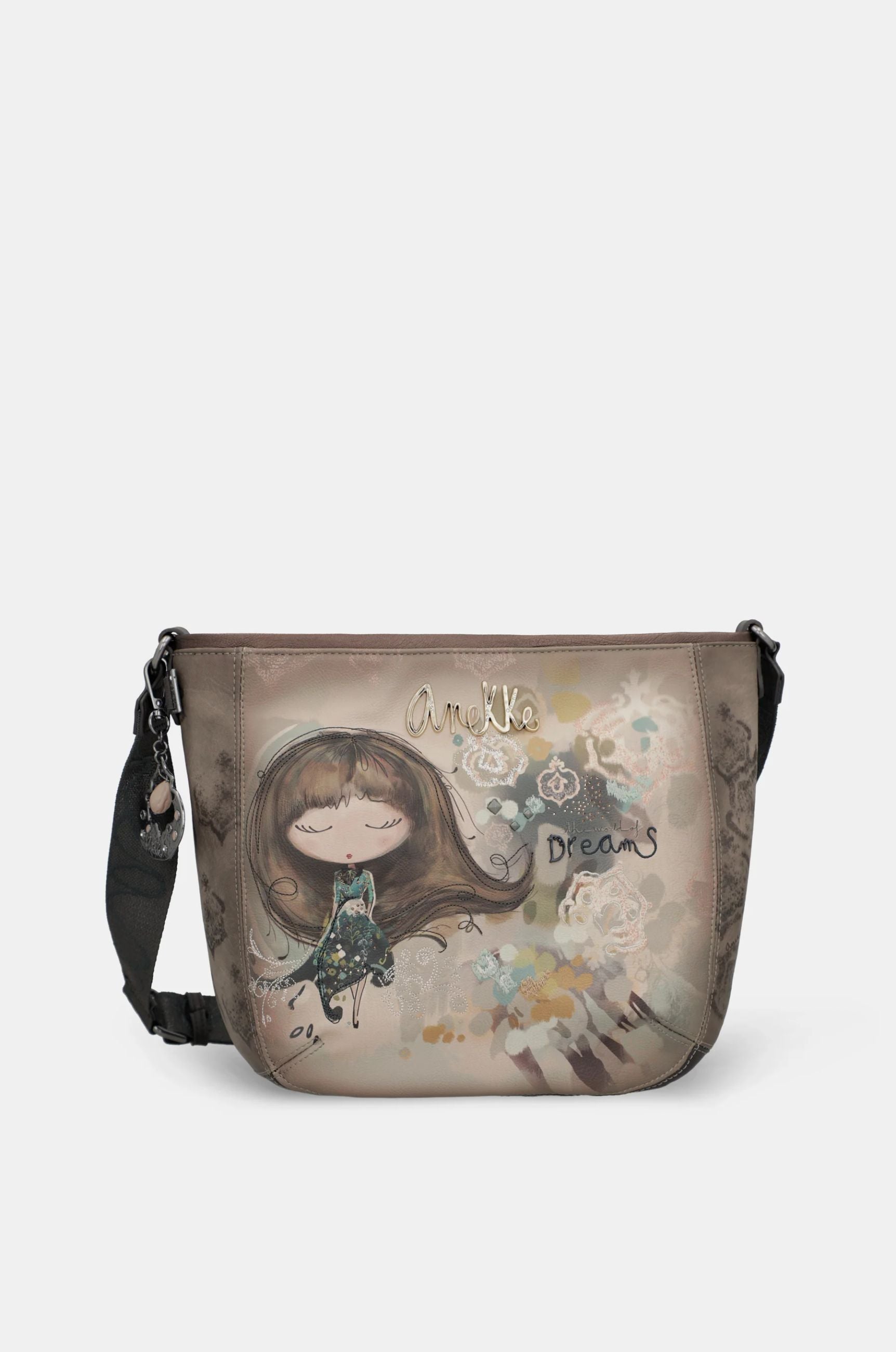 Borsa a tracolla Anekke The World of Dreams grande Beige TU | Giò Fashion