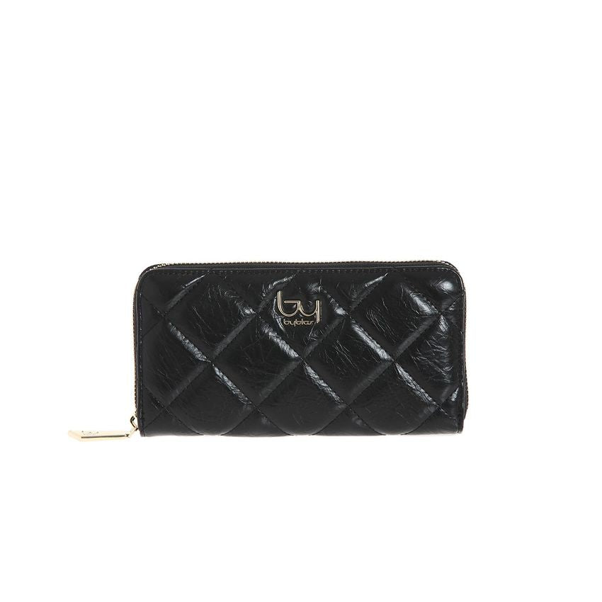 By Byblos portafoglio trapuntato con zip NERO TU | Giò Fashion