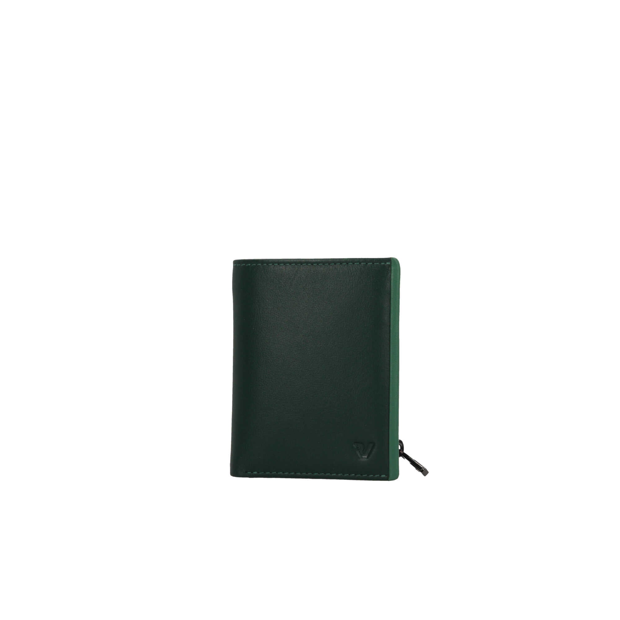 Portafoglio piatto con cerniera iron 4.0 DLX