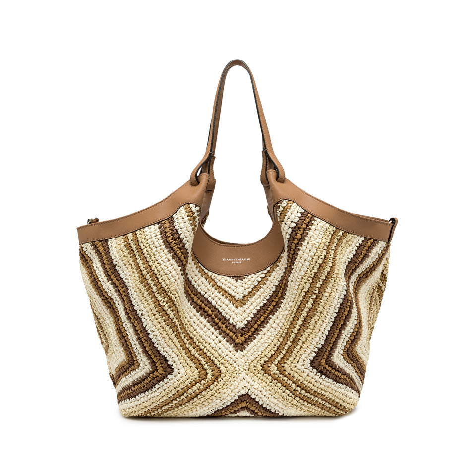 Gianni Chiarini borsa shopper estiva a spalla intrecciata capiente
