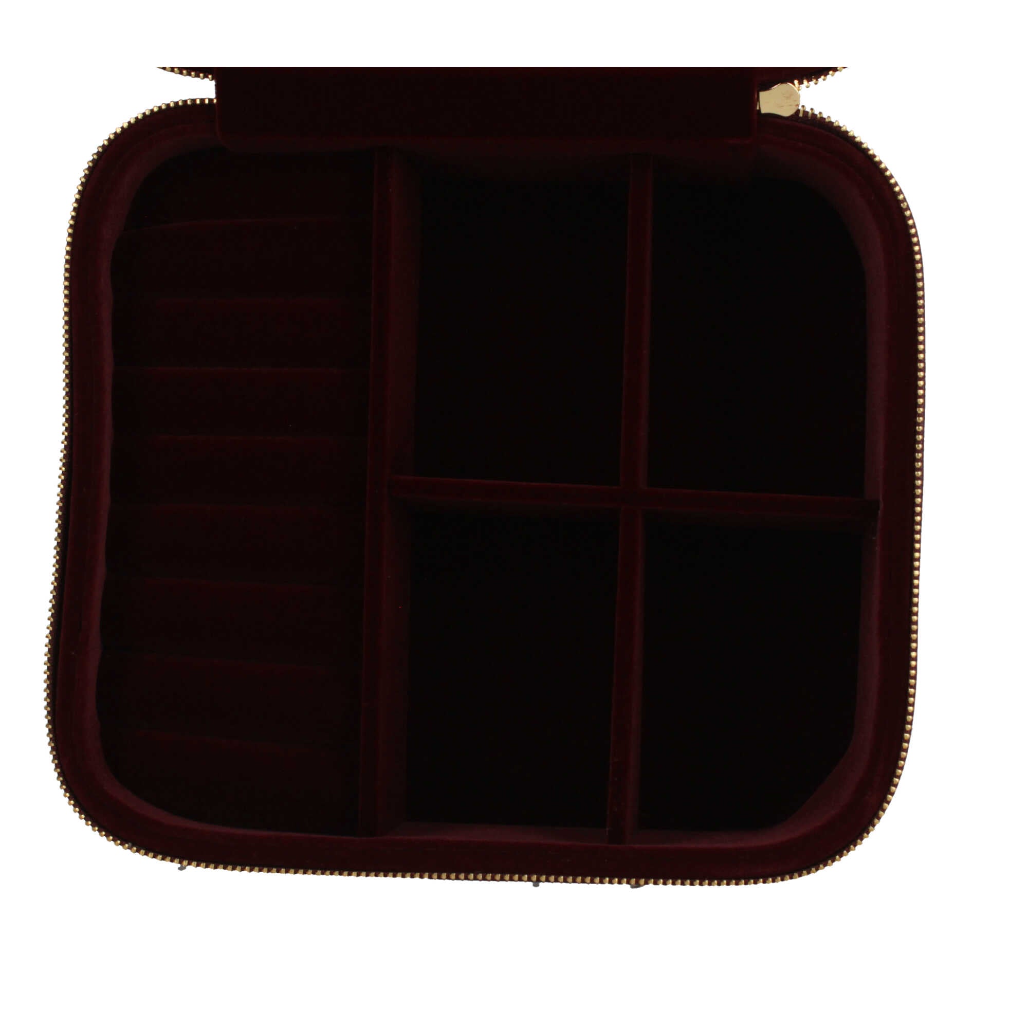 Valentino portagioie rigido in ecopelle con interno vellutato