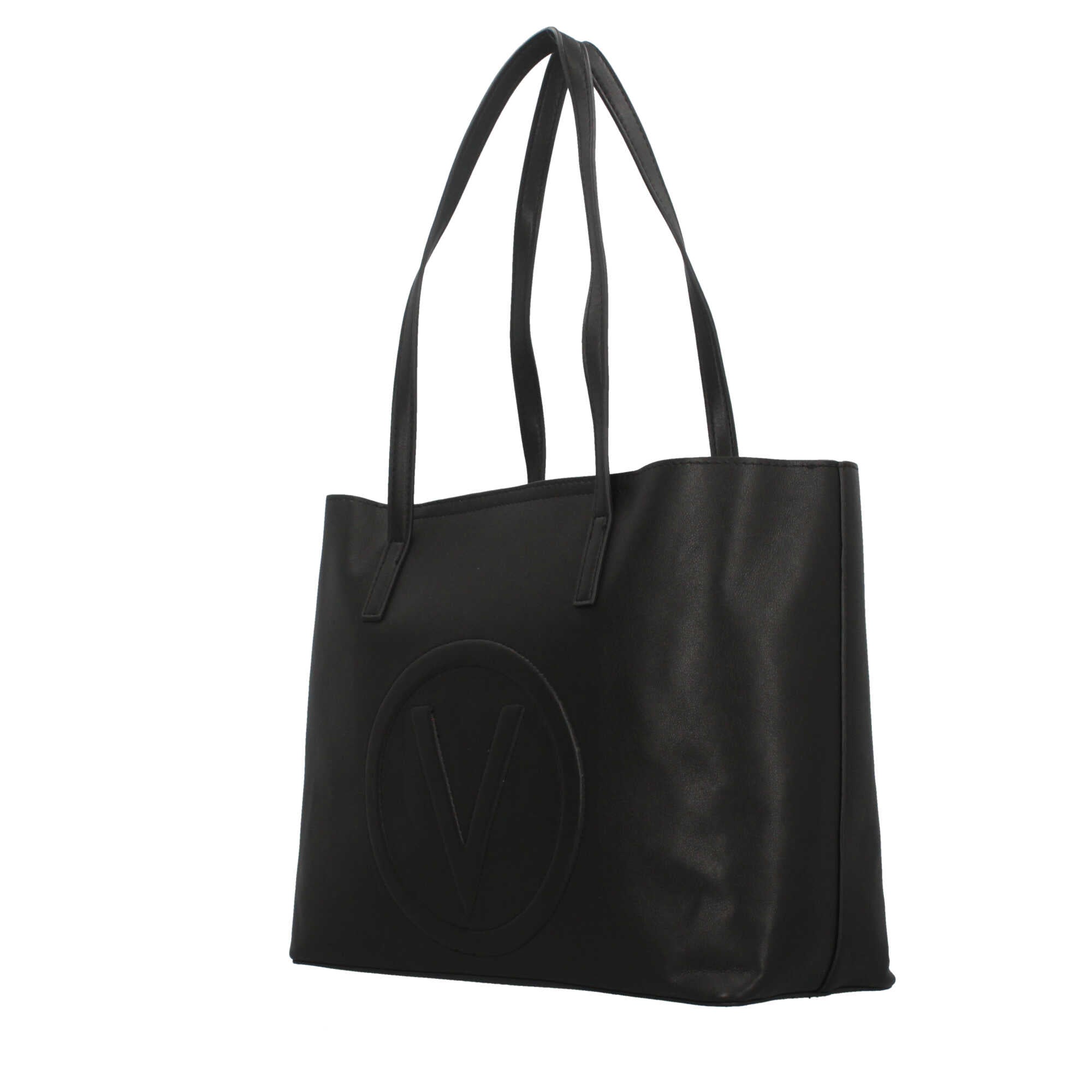 Borsa shopper Valentino con logo in rilievo e tracolla regolabile