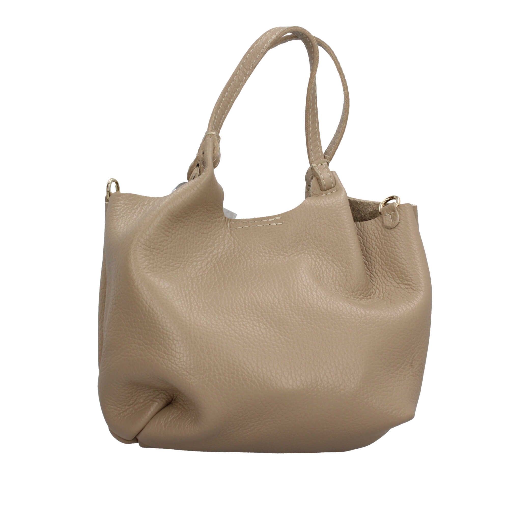 Borsa a mano in pelle martellata Made in Italy dal design versatile