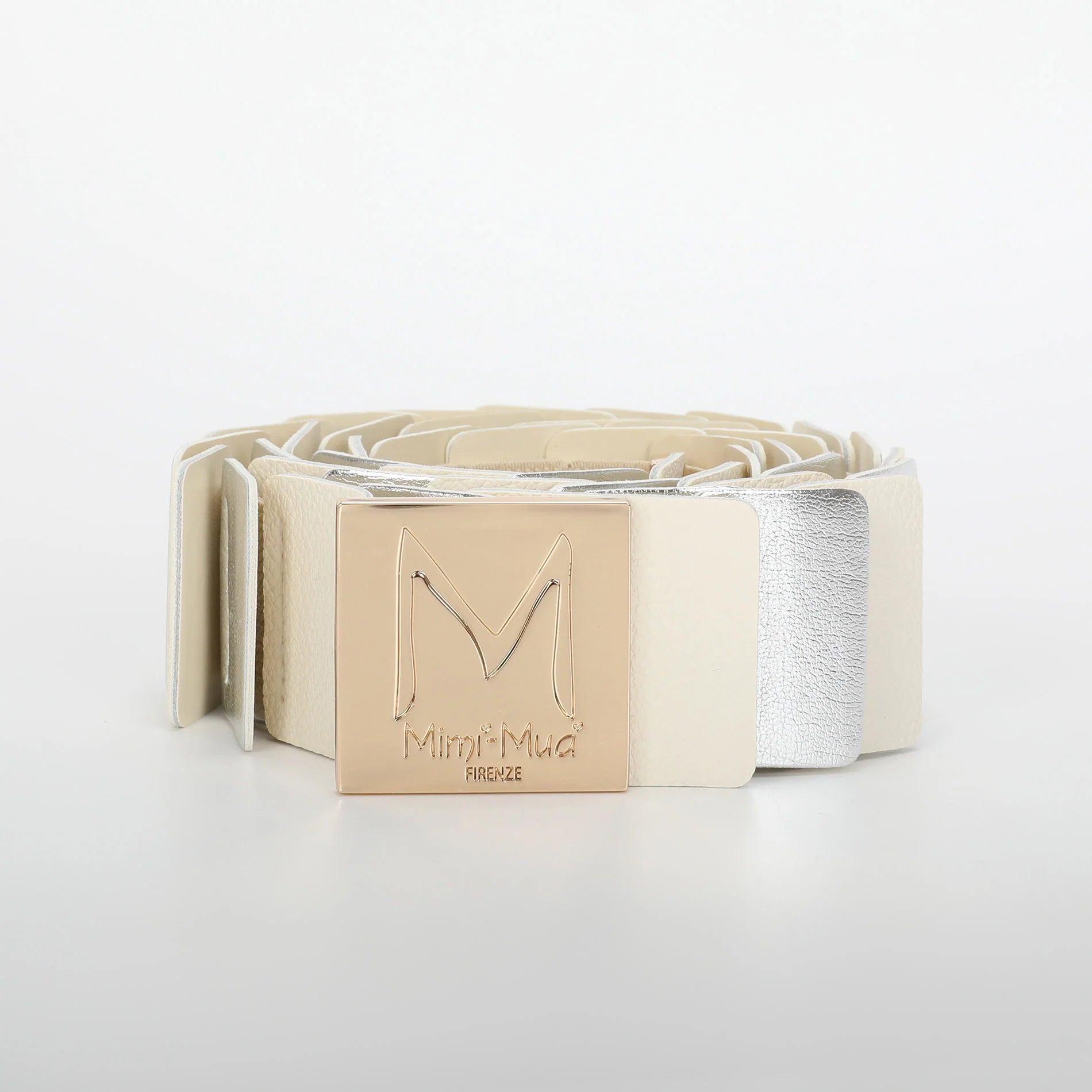 Cintura elasticizzata Mimi Mua con fibbia decorativa