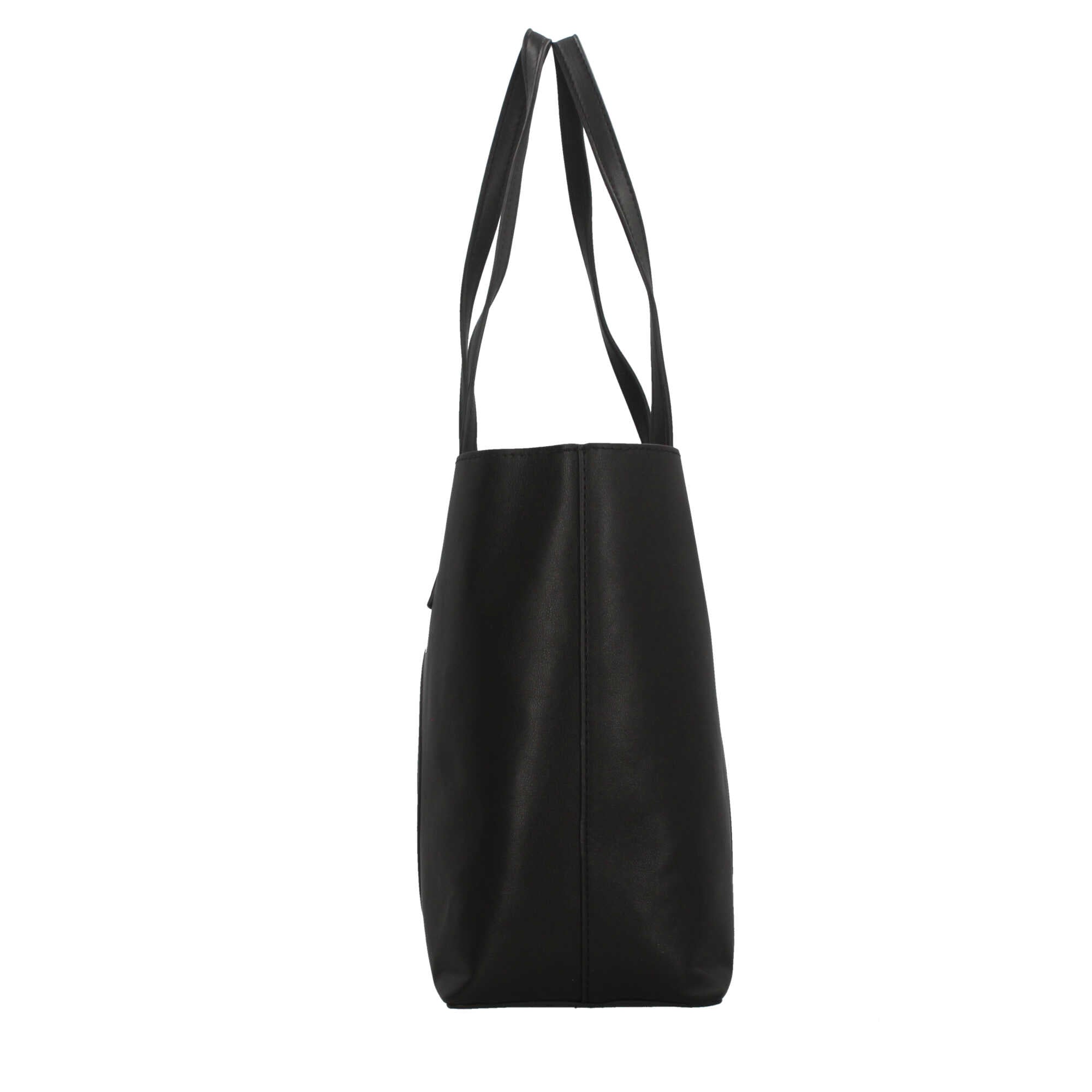 Borsa shopper Valentino con logo in rilievo e tracolla regolabile