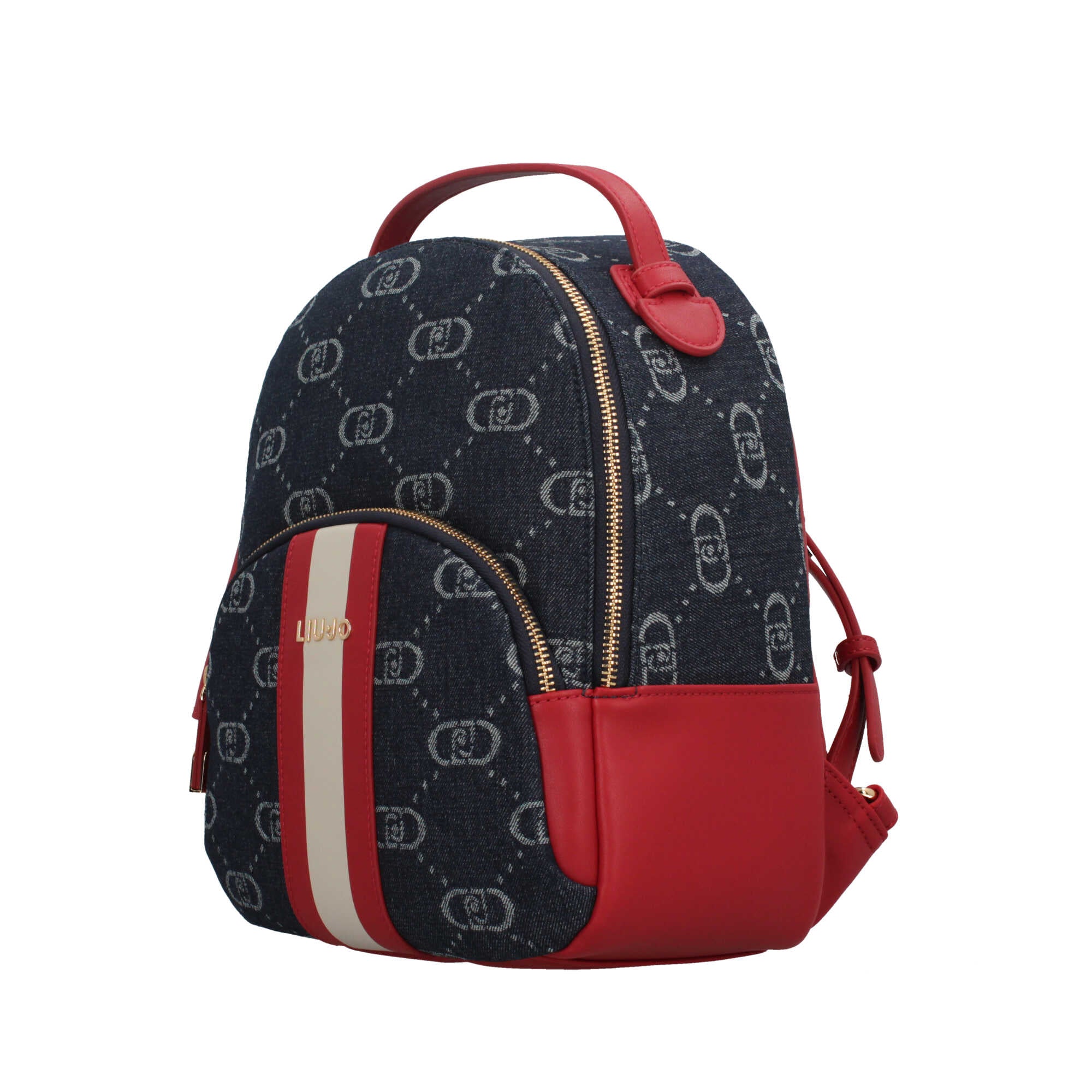 Zaino Donna Liu Jo in Denim Monogram con Pochette Blu TU | Giò Fashion