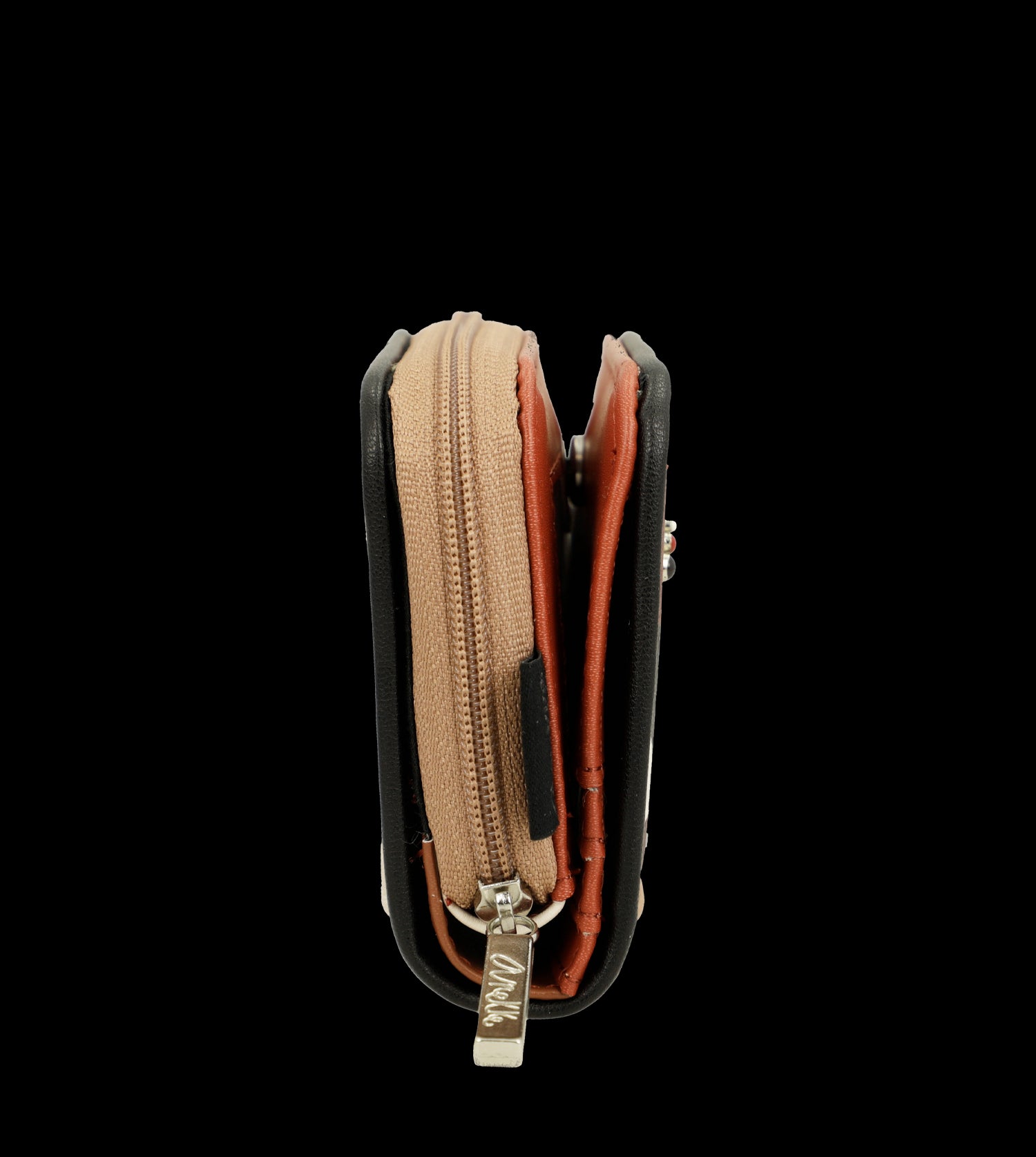 Portafoglio Anekke piccolo con zip e design moderno
