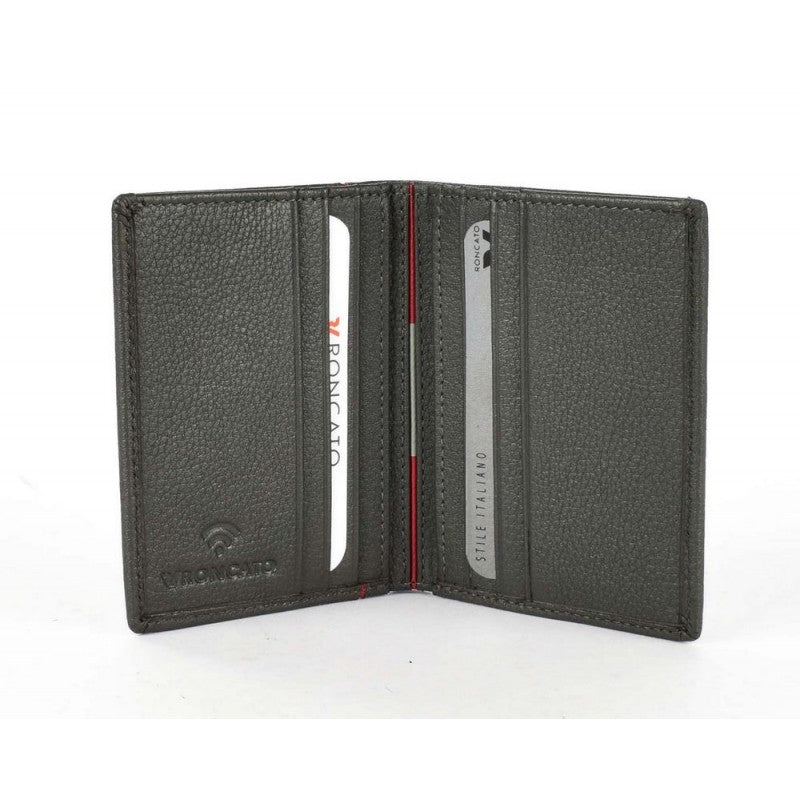 Portafoglio Roncato uomo verticale in pelle con portacarte multiplo