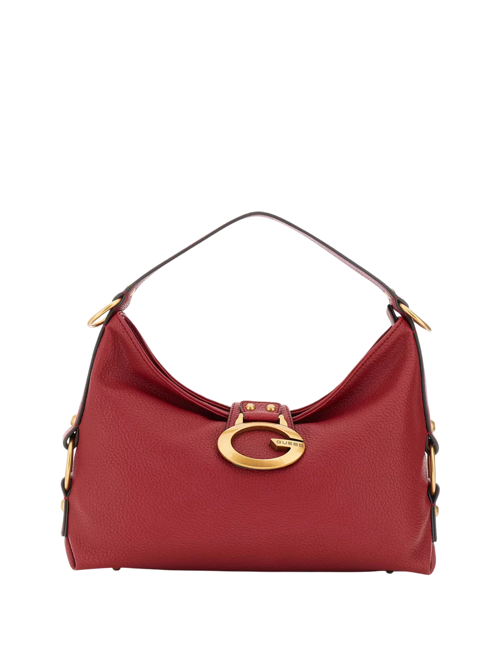 Borsa a spalla Guess in pelle sintetica con fibbia logo