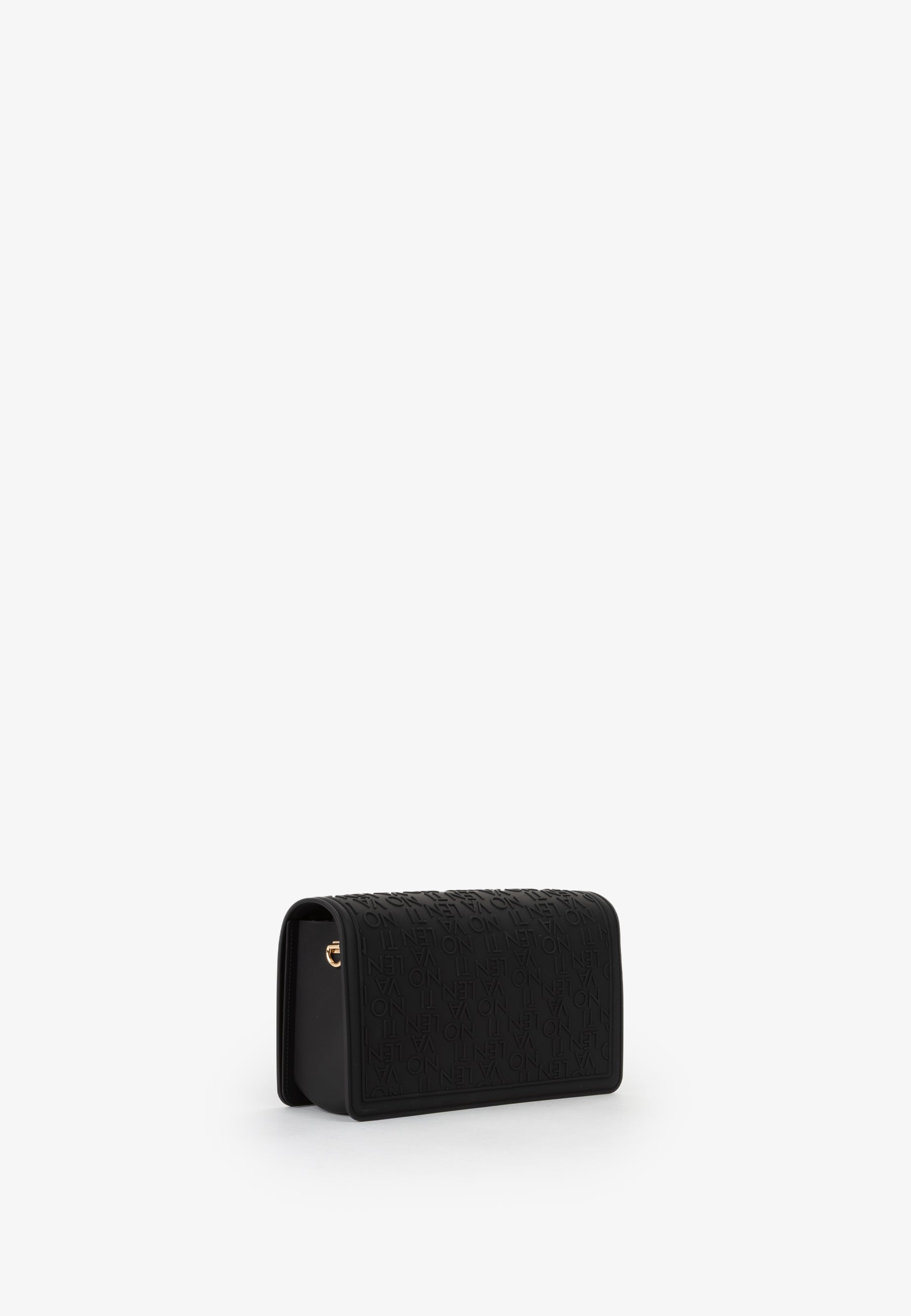 Borsa a tracolla Mario Valentino con logo embossed e chiusura frontale elegante Nero TU | Giò Fashion