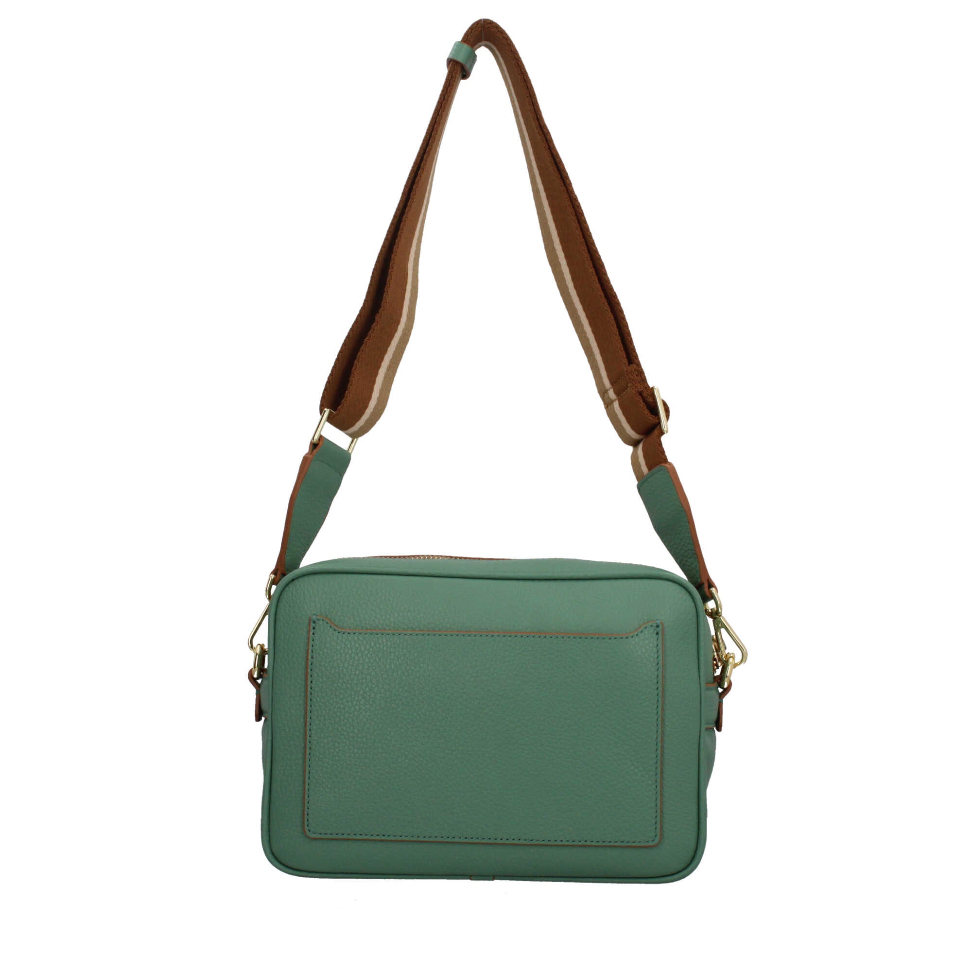 Gianni Chiarini Nina borsa a tracolla in pelle martellata con tasca frontale