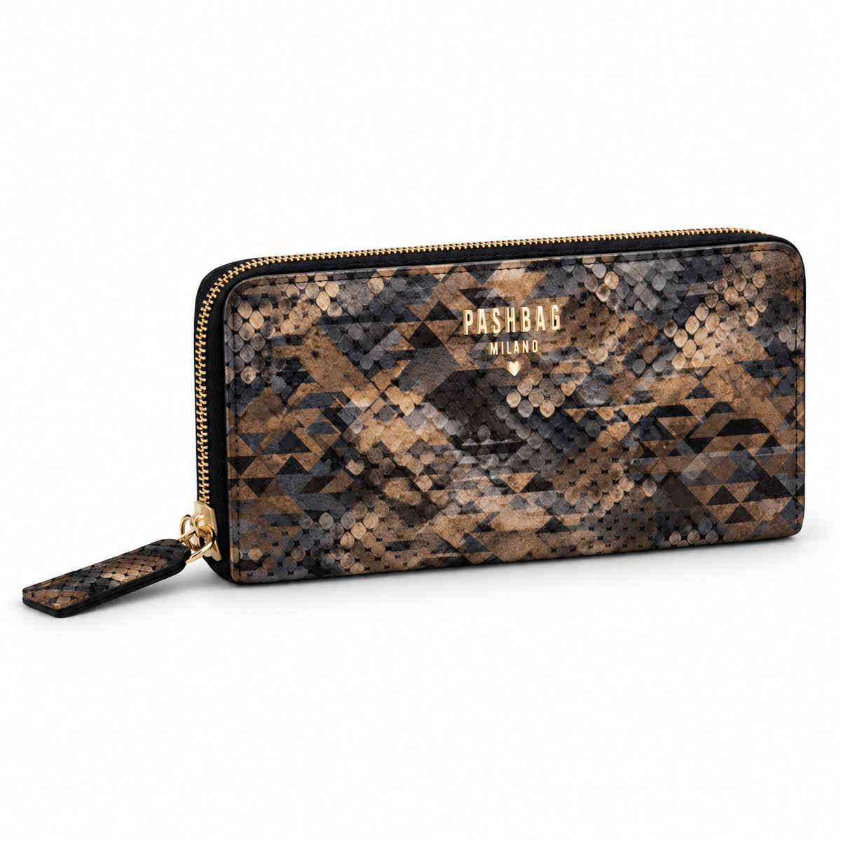Portafoglio Donna PashBag Brigitte con Chiusura Zip Around