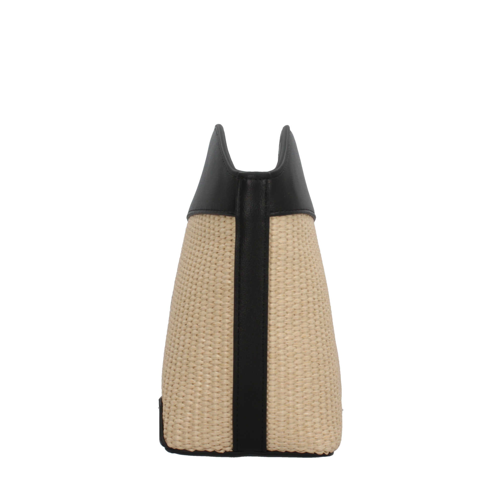 Valentino Borsa a Mano Saylor in Raffia ed Ecopelle