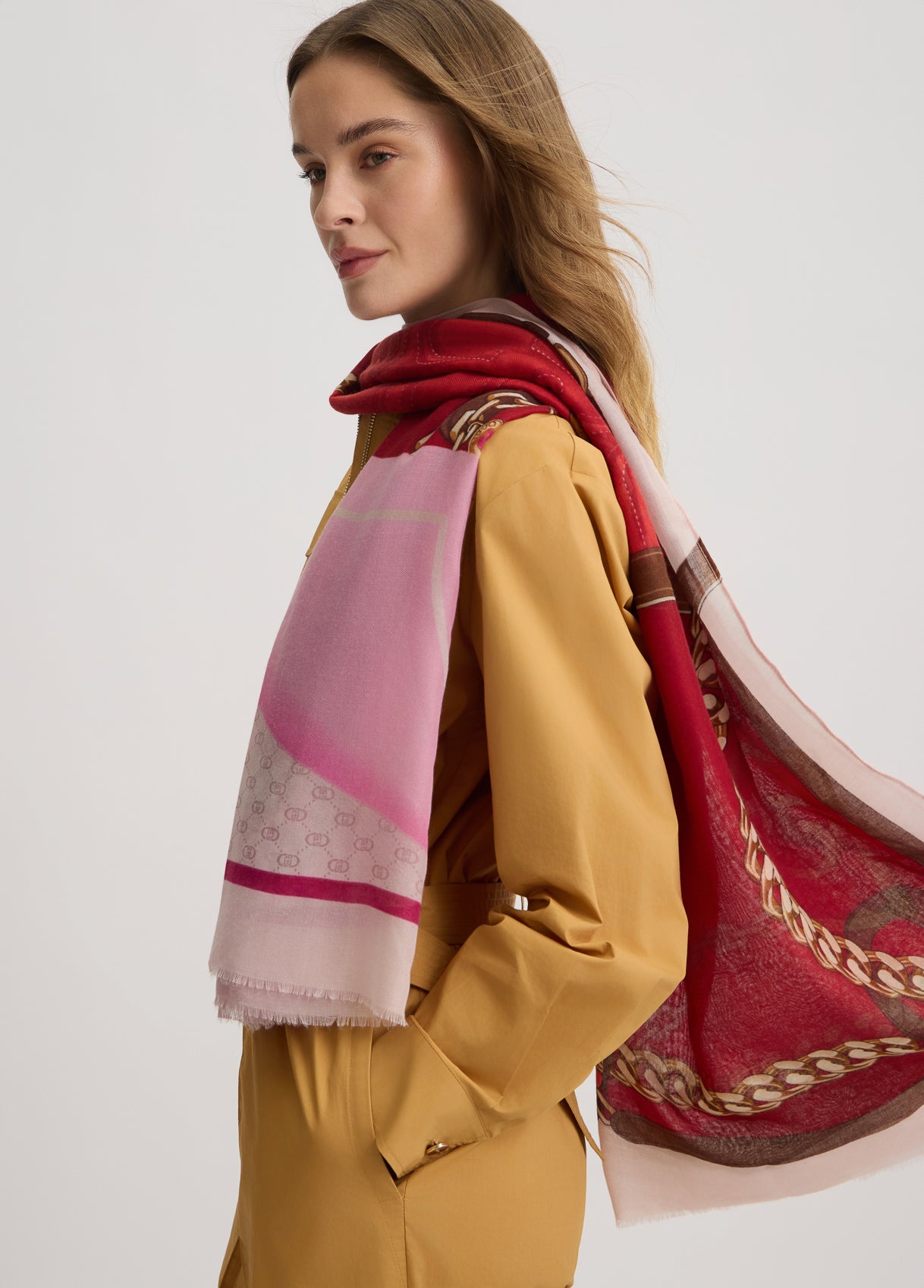 Foulard Donna Liu Jo con Motivo Catena e Design Elegante