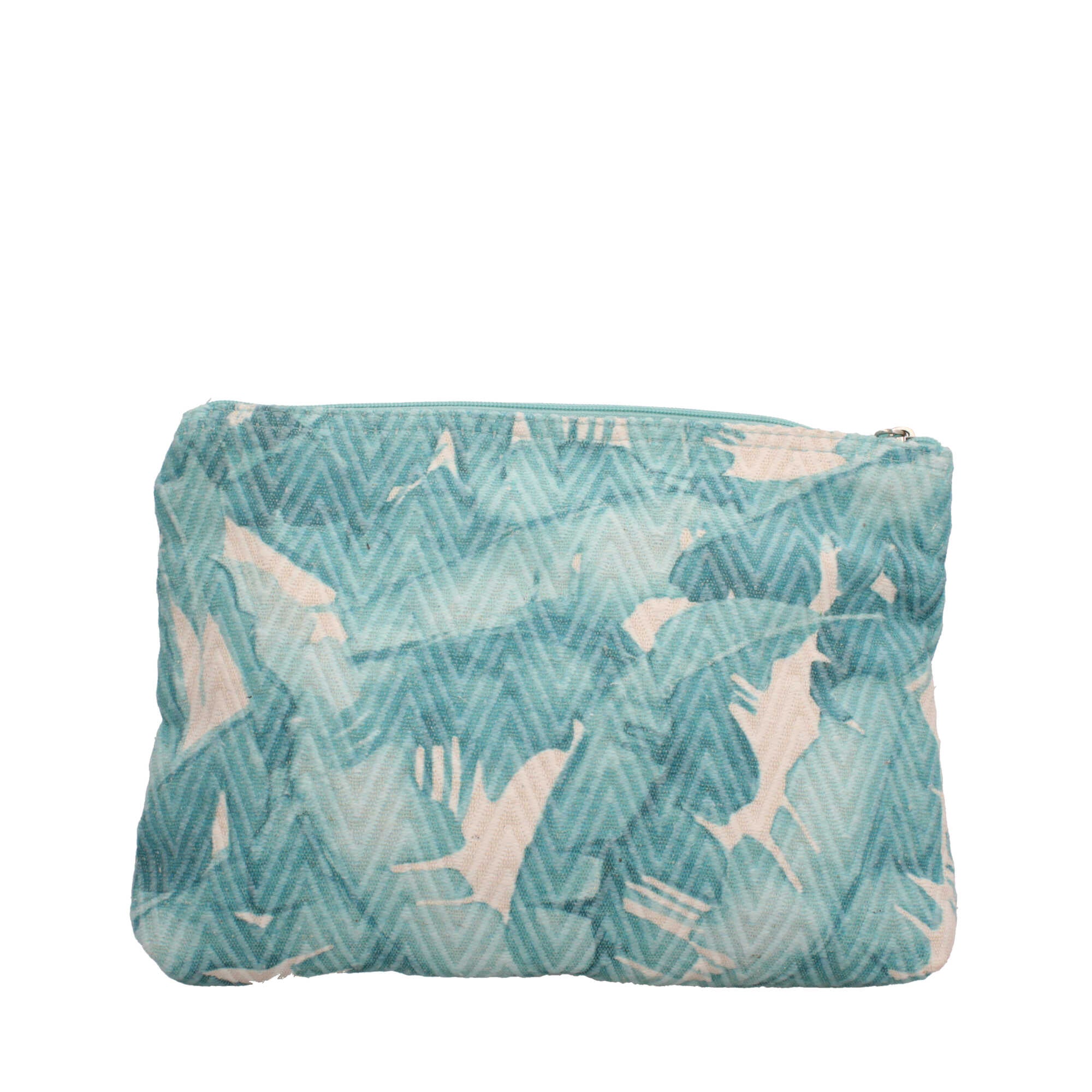 Pochette termica Kuve in tessuto fantasia tropicale