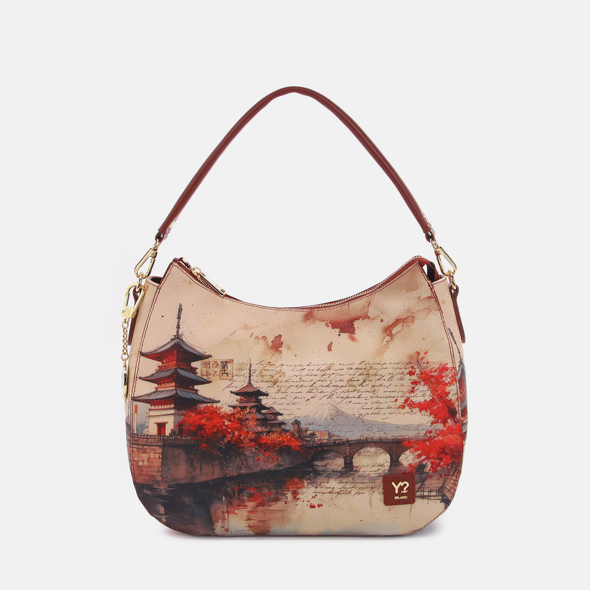 Ynot? Yes Bag Hobo Bag Donna con Tracolla