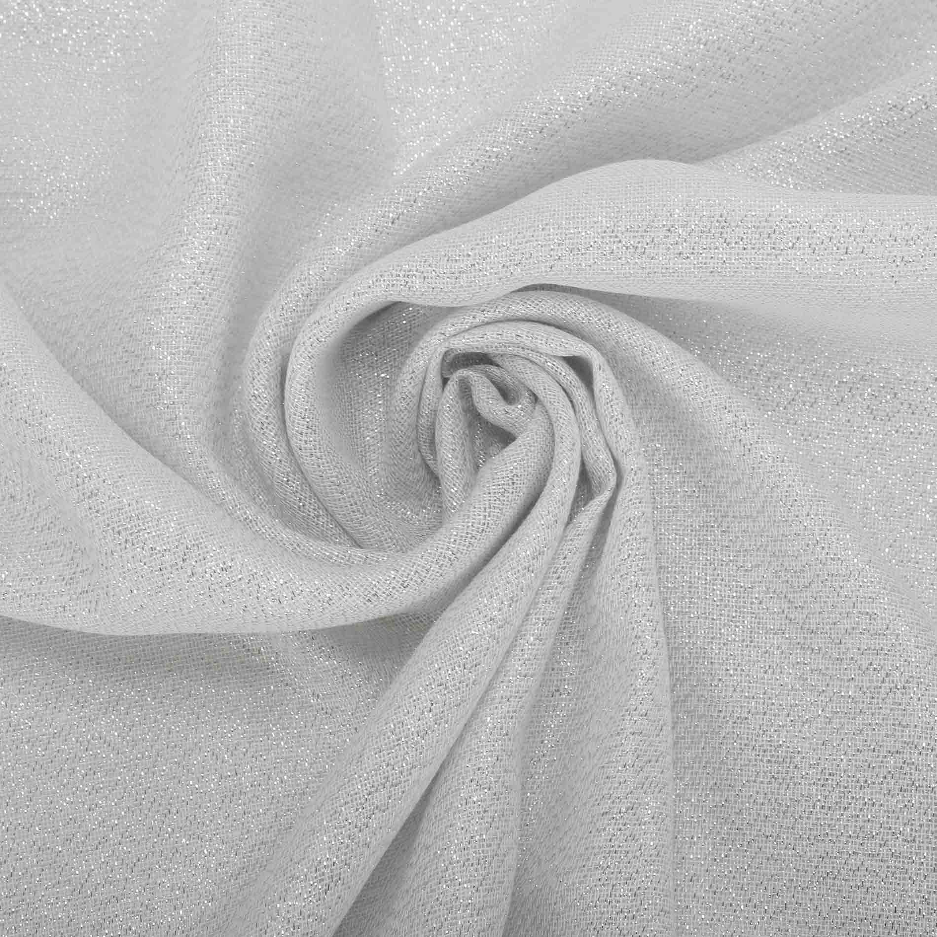 Foulard Mimi Mua in tessuto leggero con dettagli luminosi Argento TU | Giò Fashion