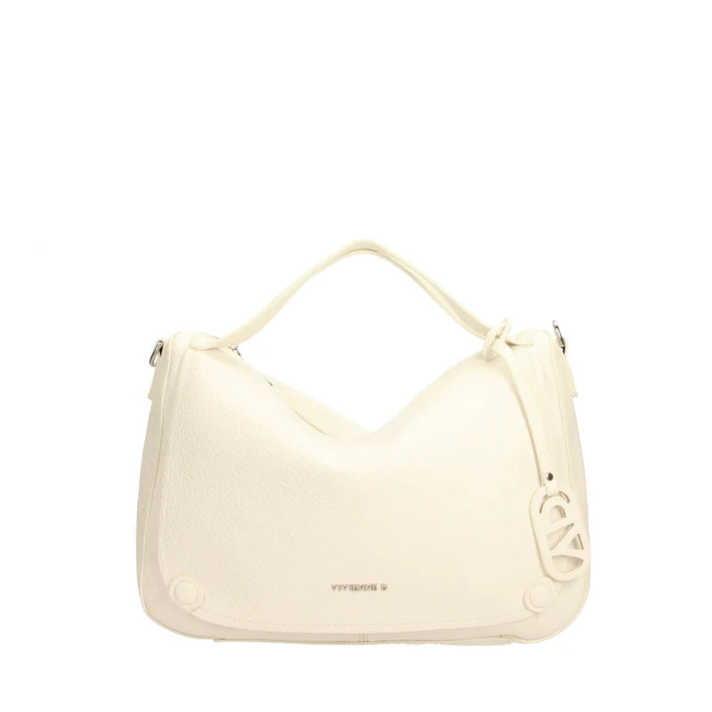 Borsa Vivienne D donna a spalla design moderno con dettagli eleganti Bianco TU | Giò Fashion