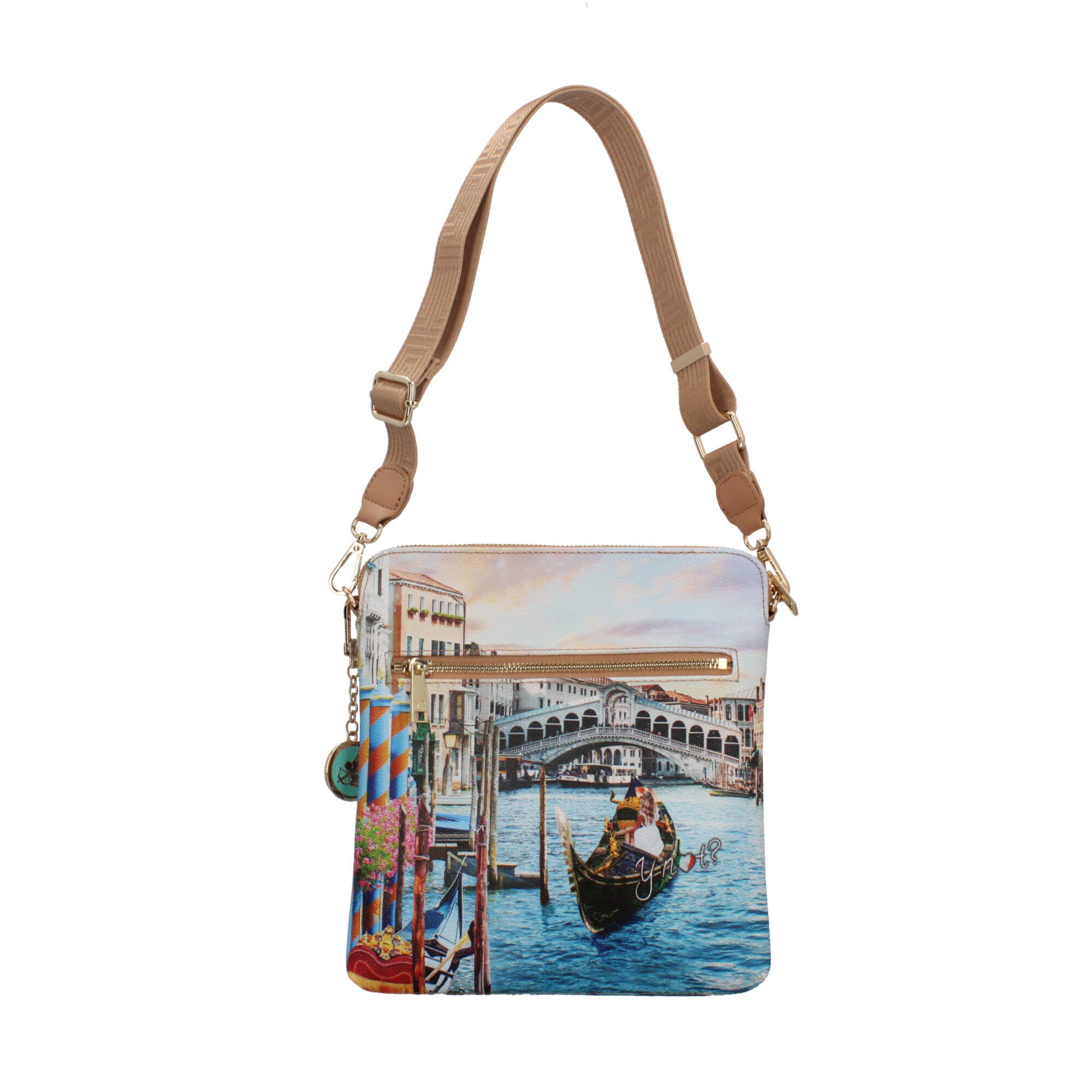 Borsa a tracolla Y not con città