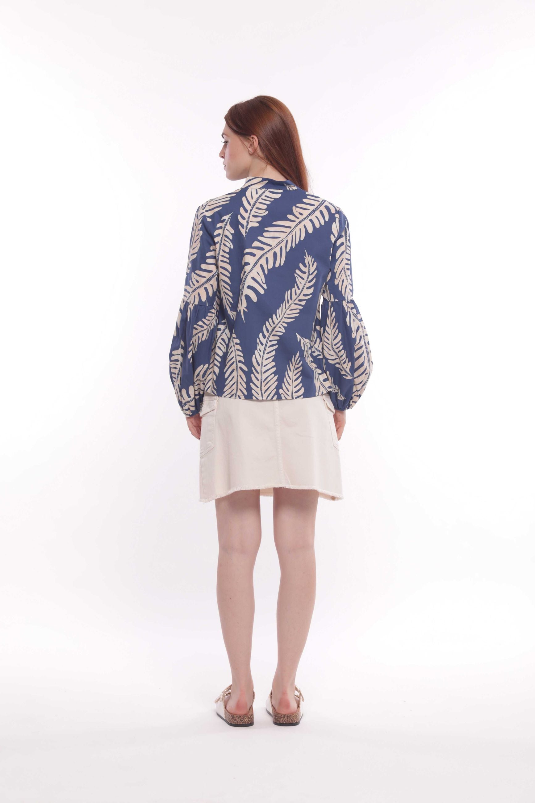 Minimua Gonna Corta in Bull di Cotone