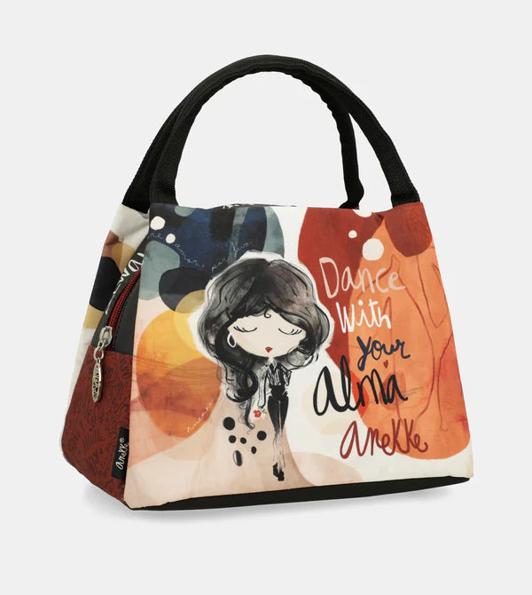 Borsa Anekke con stampa artistica e design moderno Arancione TU | Giò Fashion