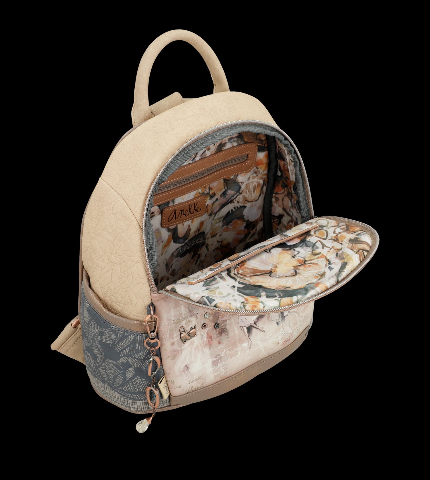 Zaino Anekke spazioso ed elegante con illustrazione esclusiva