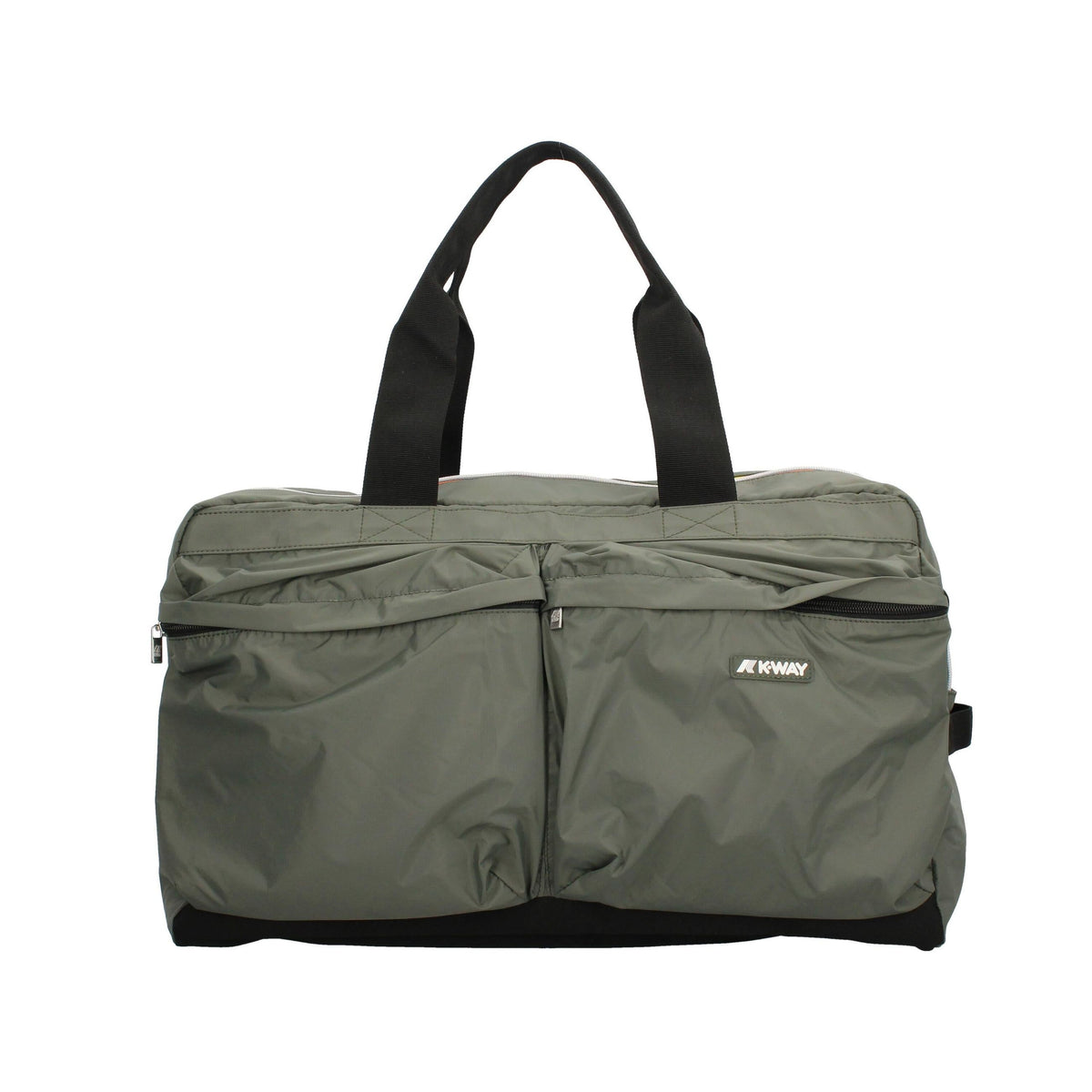 Borsone Kway K8116XW GREEN BLAC TU | Giò Fashion