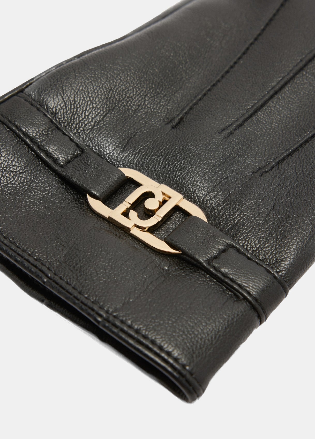 Liu Jo guanti con logo Nero TU | Giò Fashion