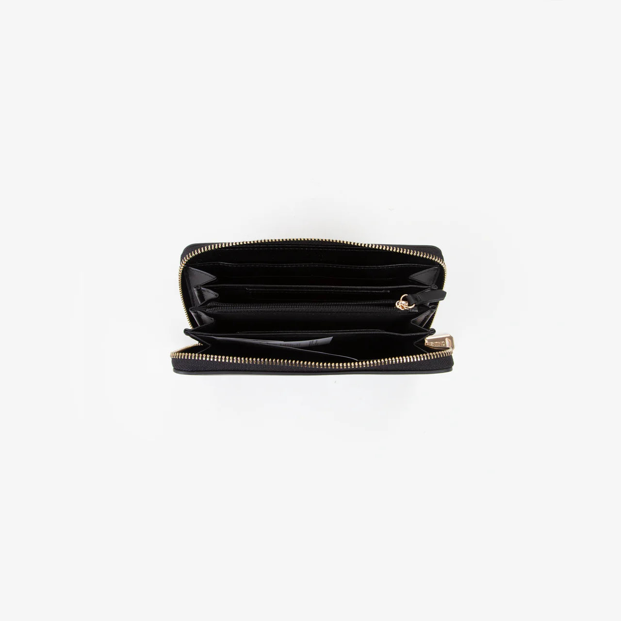 Valentino portafoglio zip around con logo Nero TU | Giò Fashion