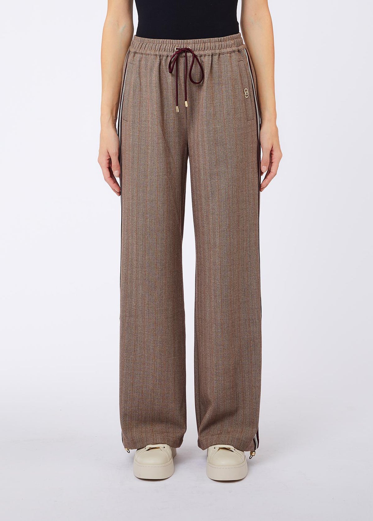 Liu Jo Pantaloni Donna Regular Fit con Coulisse