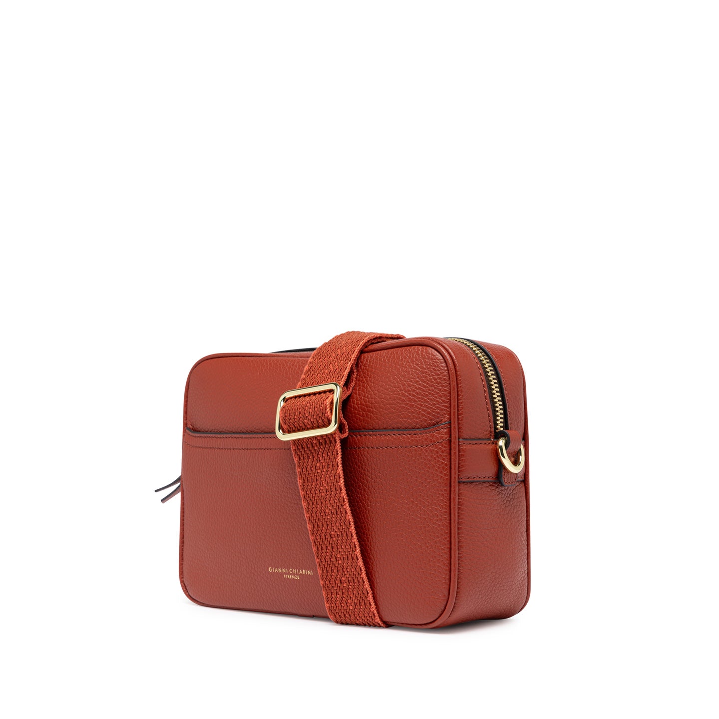 Gianni Chiarini Nina borsa a tracolla in pelle martellata con tasca frontale