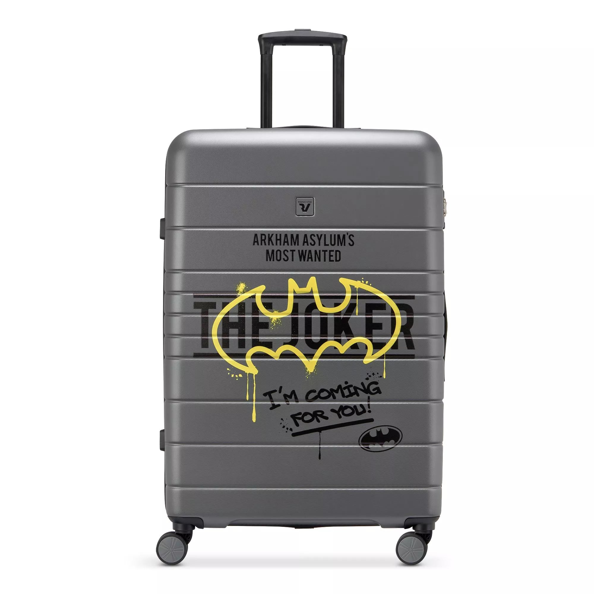 Trolley grande rigido V-Project con grafica Harley Quinn e ruote multidirezionali