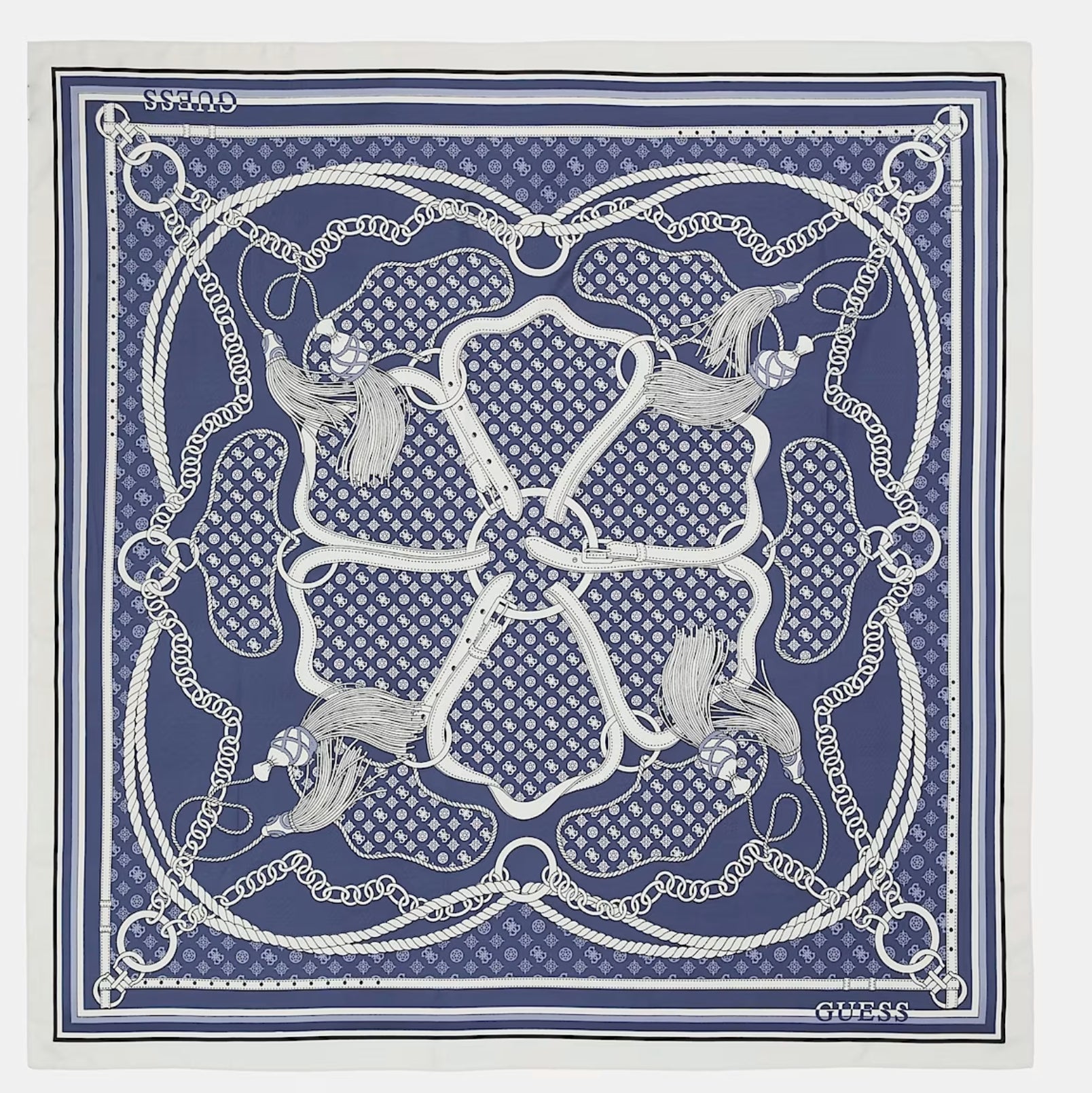 Foulard Guess Phoebe 4G con stampa catene e logo