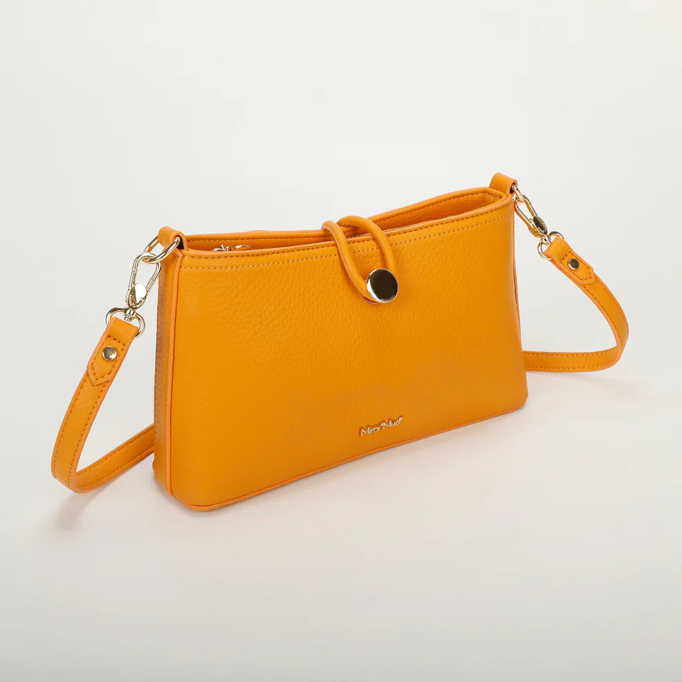 Borsa a tracolla donna Mimi Mua con chiusura a bottone