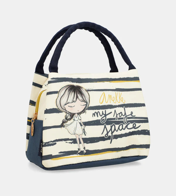 Borsa Anekke a mano con stampa elegante e dettagli curati