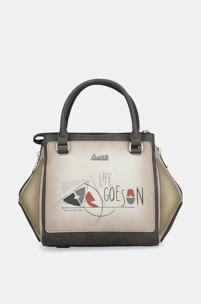 Borsa Anekke Donna a Mano con Tracolla Regolabile e Chiusura Zip Verde TU | Giò Fashion