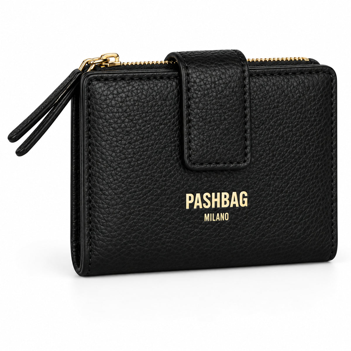 PashBag Portafoglio Donna Compatto con Doppia Chiusura